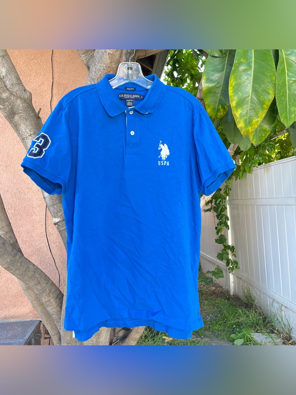 U.S. Polo Assn. Royal Blue Big Pony Polo Shirt .